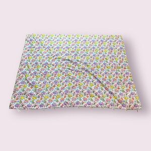 Vintage Hand Made Care Bears All Over Print Blanket